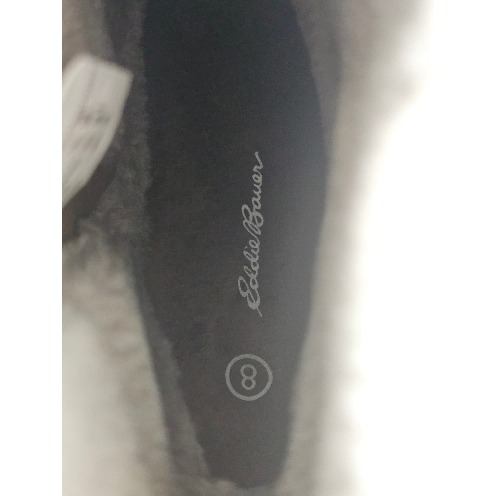 Winter Gorpcore Eddie Bauer Siren Boot Womens 8 Brown Faux Fur Lined Ankle Zip - Picture 3 of 9
